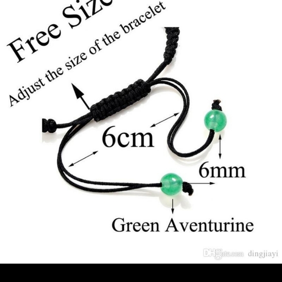 Chakra Bead Bracelet Adjustable Rope - Picture 3 of 6